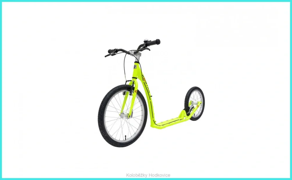 Koloběžka pro děti Hill Fun Kid (G5) 20/16 žlutá reflexní
