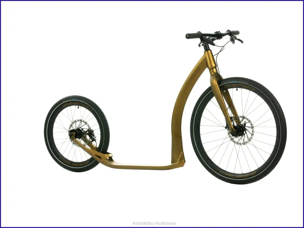 Koloběžka Crussis One Cobra Sport (26/20) zlatá