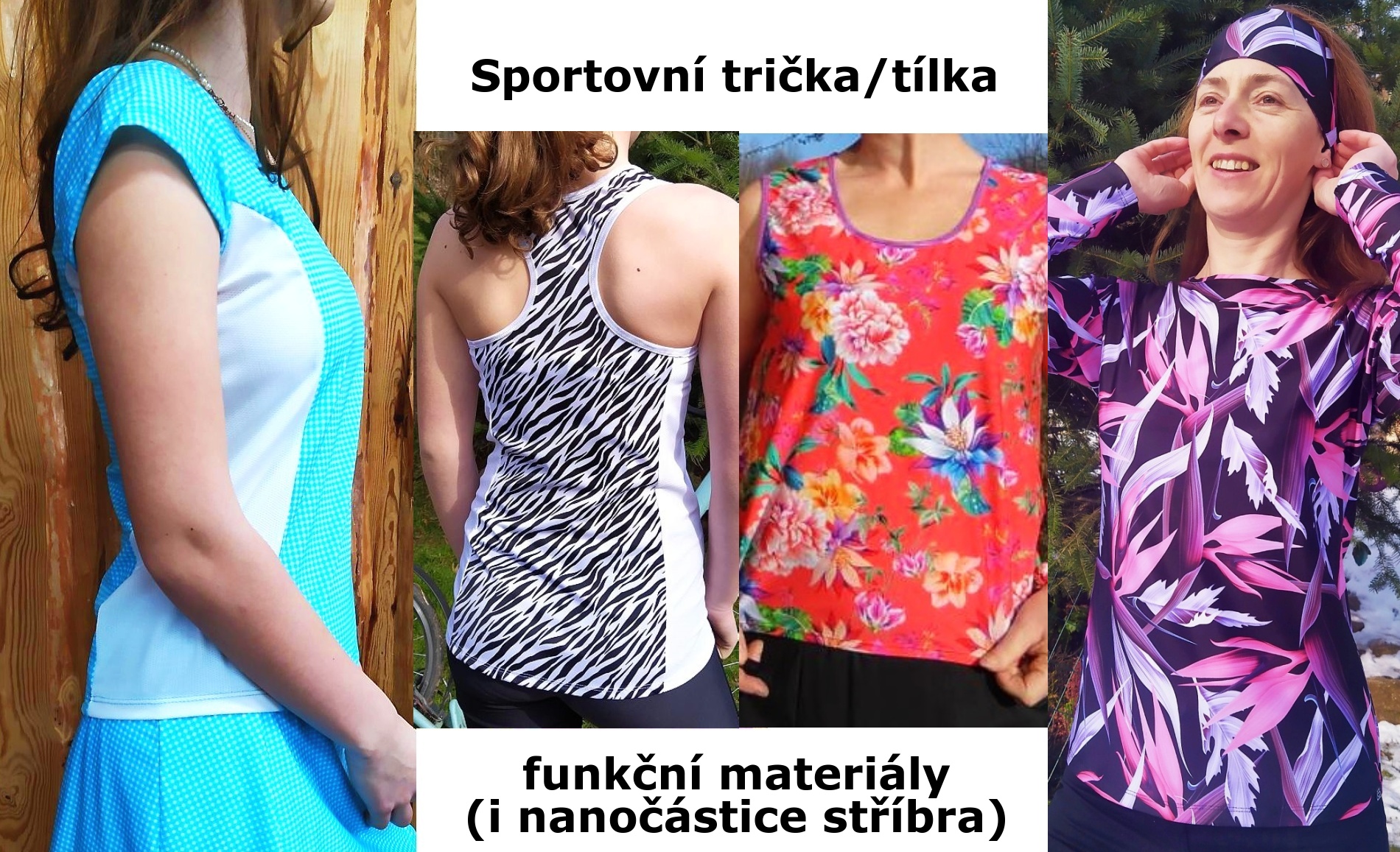 Trička, tílka, nanostříbro